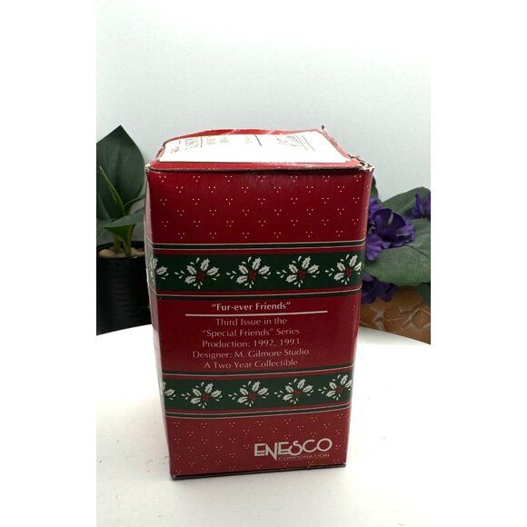 Enesco "Fur-Ever Friends" Third Issue Special Friends Series Christmas Ornament - Picture 8 of 12